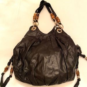 Gucci Authentic Large Hobo bag with bamboo accents